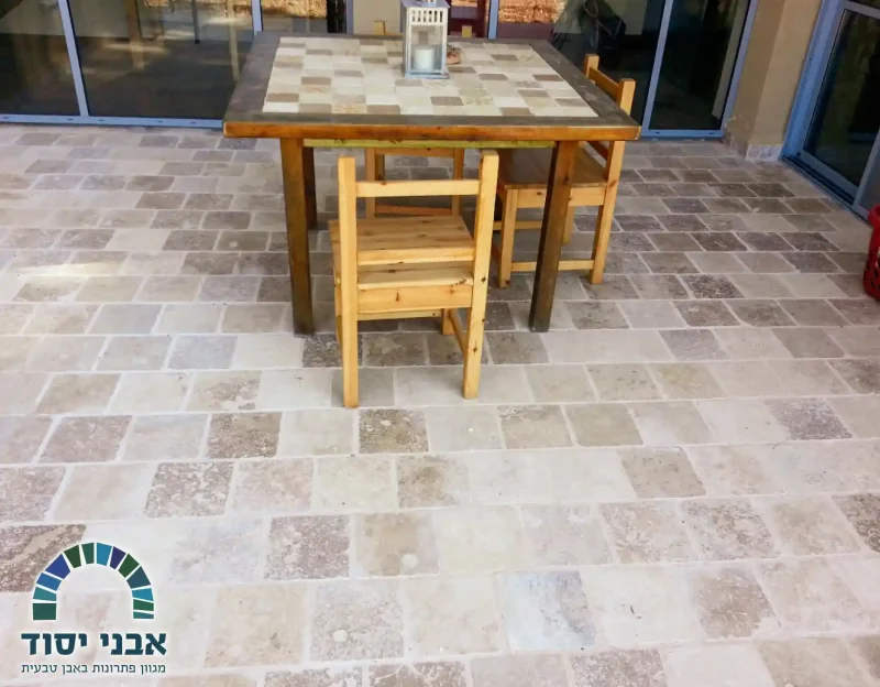 ריצוף חוץ טרוורטין-3_אבני יסוד