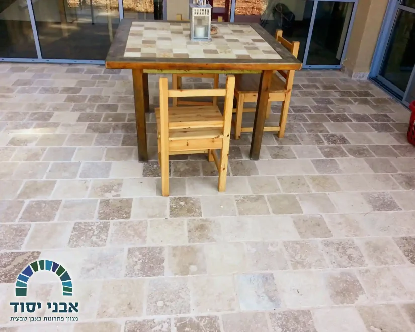 ריצוף חוץ טרוורטין-3_אבני יסוד