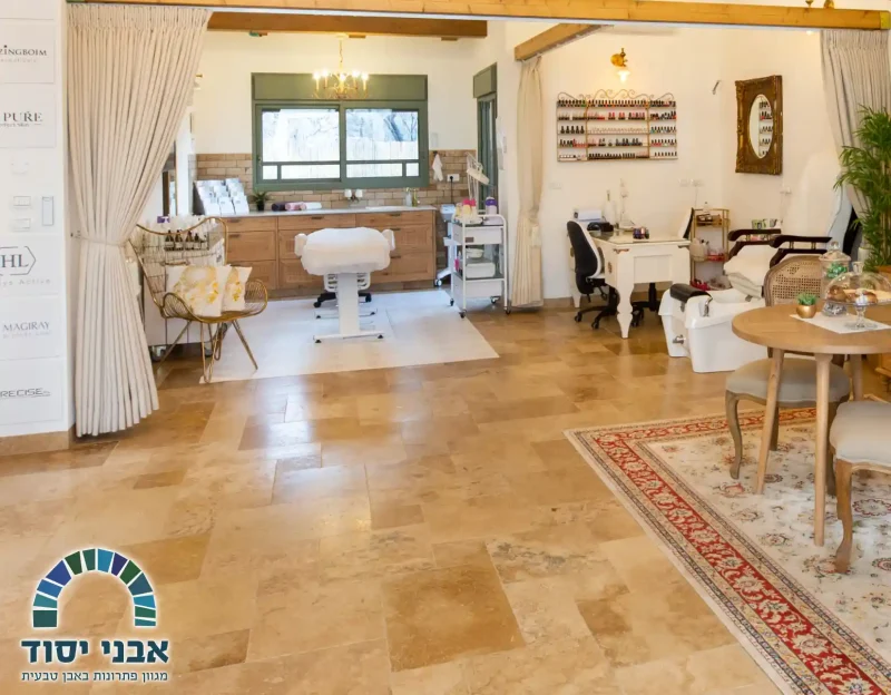 ריצוף טרוורטין צ'וקולטה